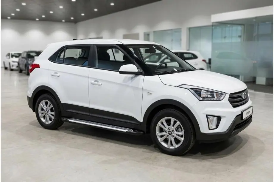 Hyundai Creta 2014–2020 Boční nášlapy Line (2 ks, hliník) Image