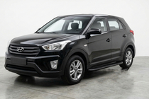 Hyundai Creta 2014–2020 Boční nášlapy Tayga Black (2 ks, hliník) fotografie 1
