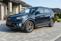 Hyundai Creta 2014–2020 Boční nášlapy Vision New Black (2 ks, hliník) fotografie 1