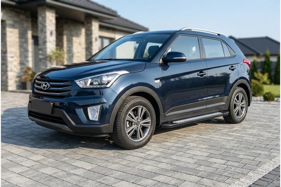 Hyundai Creta 2014–2020 Boční nášlapy Vision New Black (2 ks, hliník) Image