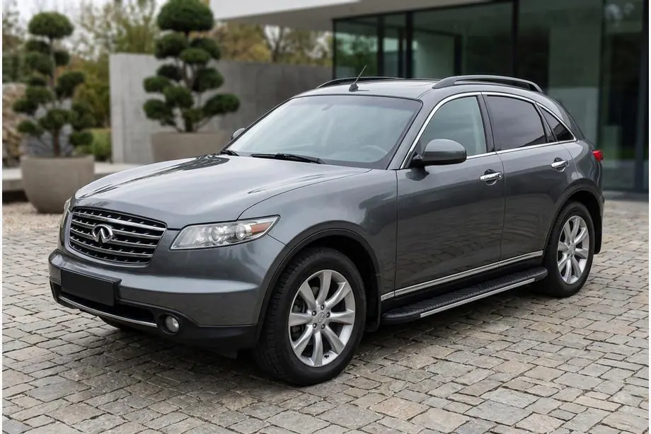 Infiniti FX 2003–2008 Boční nášlapy Bosphore Grey (2 ks, hliník) Image
