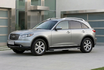 Infiniti FX 2003–2008 Boční nášlapy Duru (2 ks, hliník) fotografie 1