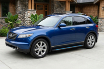 Infiniti FX 2003–2008 Boční nášlapy Maya Blue (2 ks, hliník) fotografie 1