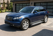 Infiniti FX 2003–2008 Boční nášlapy Rainbow (2 ks, hliník) fotografie 1