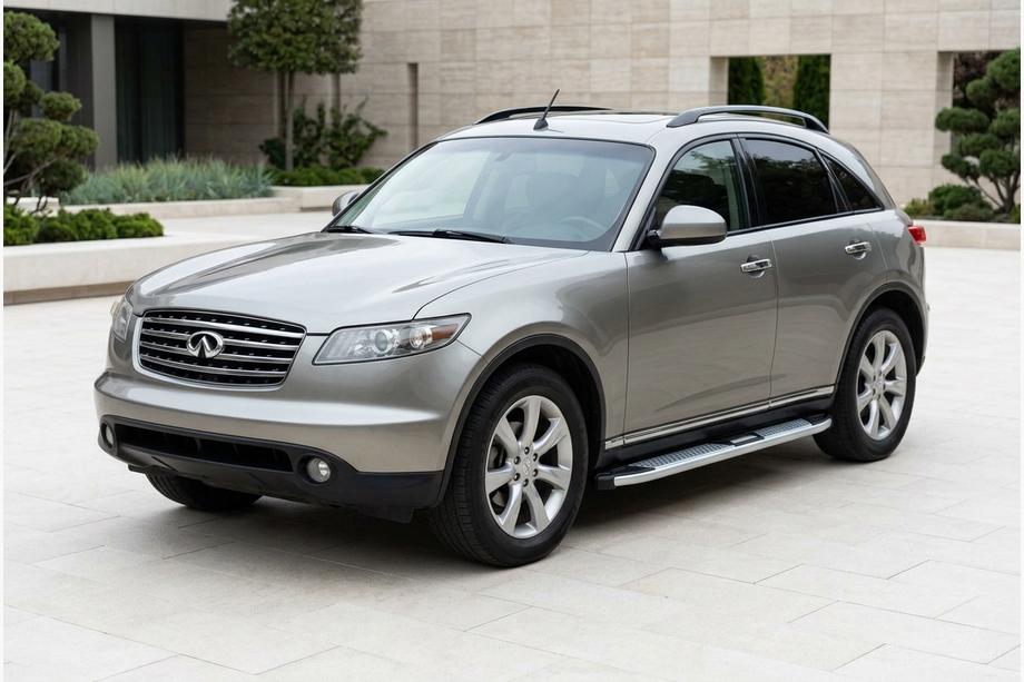 Infiniti FX 2003–2008 Boční nášlapy Mevsim Grey (2 ks, hliník) Image