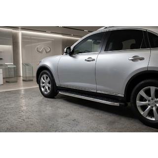 Boční nášlapy BlackLine (2 ks, hliník) Infiniti FX 2003–2008 fotografie 1