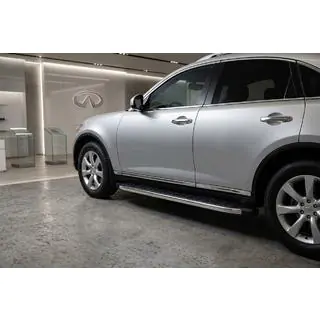 Boční nášlapy BlackLine (2 ks, hliník) Infiniti FX 2003–2008 fotografie 1