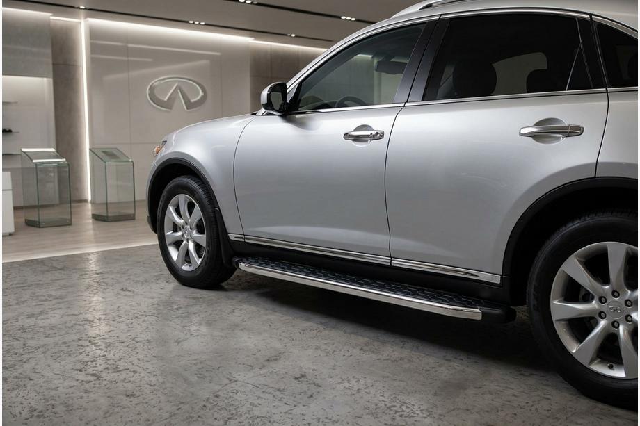 Infiniti FX 2003–2008 Boční nášlapy BlackLine (2 ks, hliník) Image