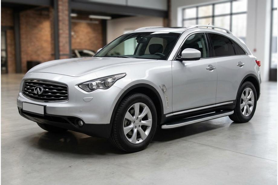 Infiniti FX 2003–2008 Boční nášlapy Tayga Grey (2 ks, hliník) Image