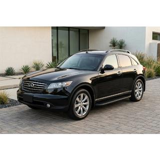 Boční nášlapy Tayga Black (2 ks, hliník) Infiniti FX 2003–2008 fotografie 1