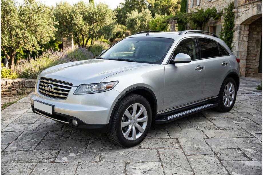 Infiniti FX 2003–2008 Boční nášlapy Vision New Black (2 ks, hliník) Image