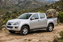 Isuzu D-Max 2011–2019 Boční nášlapy Bosphore Grey (2 ks, hliník) fotografie 1
