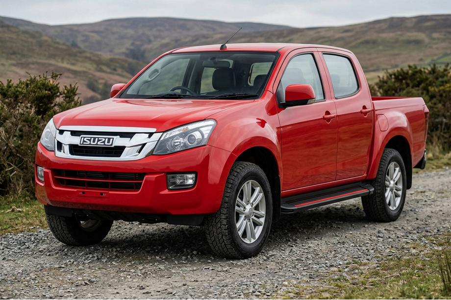 Isuzu D-Max 2011–2019 Boční prahy Maya Red (2 ks, hliník) Image