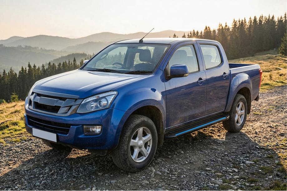 Isuzu D-Max 2011–2019 Boční nášlapy Maya Blue (2 ks, hliník) Image