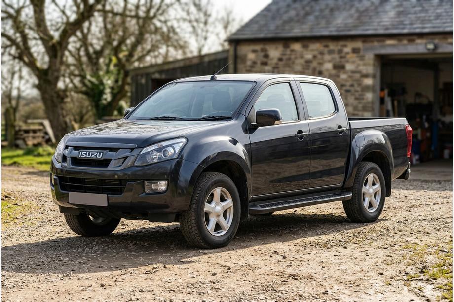 Isuzu D-Max 2011–2019 Boční prahy Allmond Black (2 ks, hliník) Image