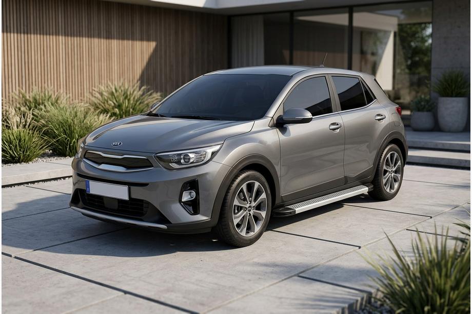 Kia Stonic 2017– Boční prahy Maya V2 (2 ks, hliník) Image