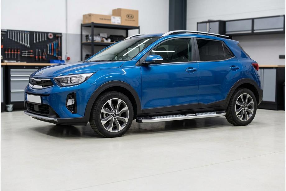 Kia Stonic 2017– Boční nášlapy Mevsim Grey (2 ks, hliník) Image