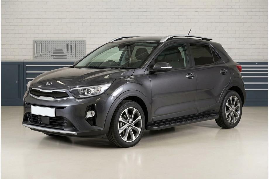 Kia Stonic 2017– Boční prahy Allmond Black (2 ks, hliník) Image