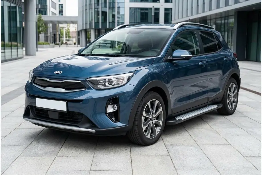 Kia Stonic 2017– Boční nášlapy Allmond Grey (2 ks, hliník) Image