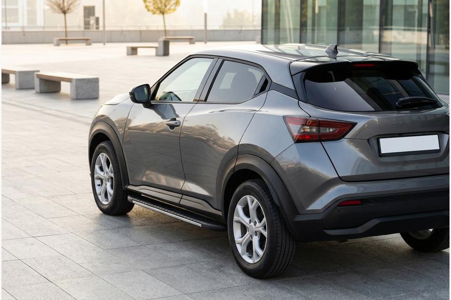Nissan Juke 2020– Boční nášlapy Bosphore Grey (2 ks, hliník) Image