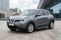 Nissan Juke 2020– Boční nášlapy Duru (2 ks, hliník) fotografie 1