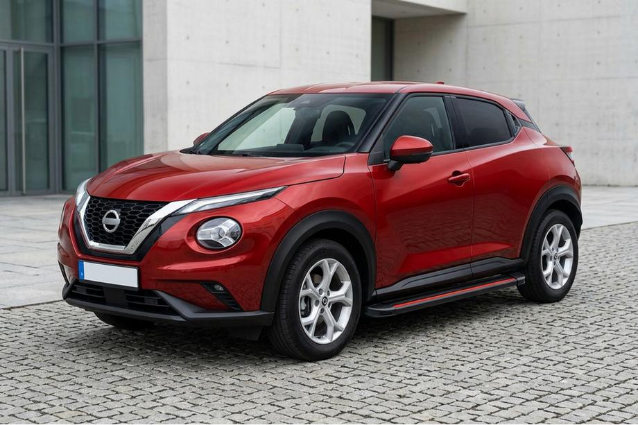 Nissan Juke 2020– Boční prahy Maya Red (2 ks, hliník) Image