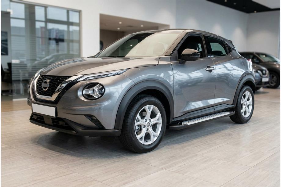 Nissan Juke 2020– Boční nášlapy Allmond Grey (2 ks, hliník) Image
