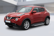 Nissan Juke 2020– Boční nášlapy RedLine (2 ks, hliník) fotografie 1