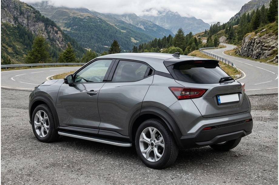 Nissan Juke 2020– Boční nášlapy Tayga Grey (2 ks, hliník) Image
