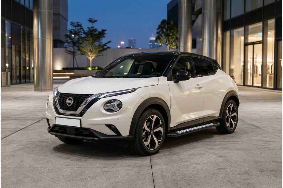Nissan Juke 2020– Boční nášlapy Vision New Black (2 ks, hliník) Image