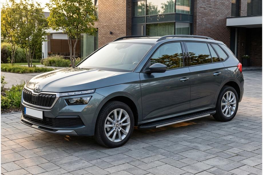 Skoda Kamiq 2019– Boční nášlapy Bosphore Grey (2 ks, hliník) Image