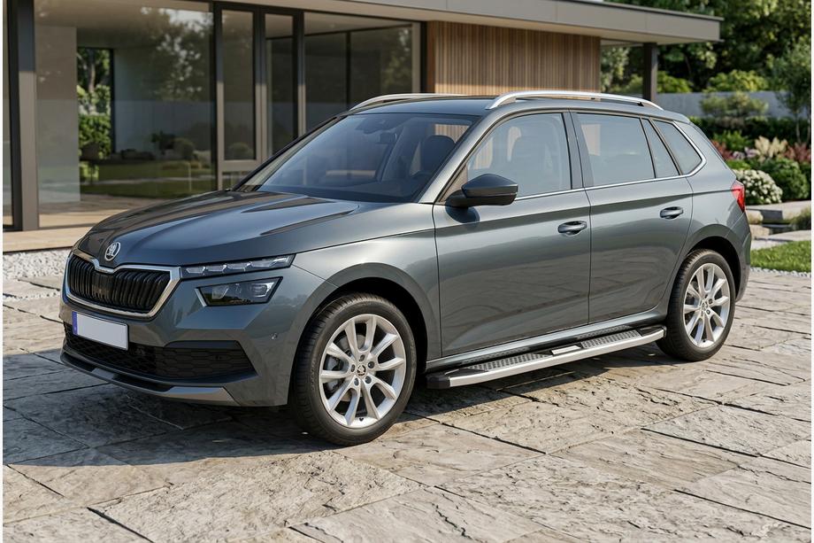 Skoda Kamiq 2019– Boční nášlapy Mevsim Grey (2 ks, hliník) Image