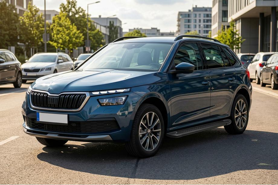 Skoda Kamiq 2019– Boční prahy Allmond Black (2 ks, hliník) Image
