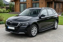Skoda Kamiq 2019– Boční nášlapy Tayga Black (2 ks, hliník) fotografie 1