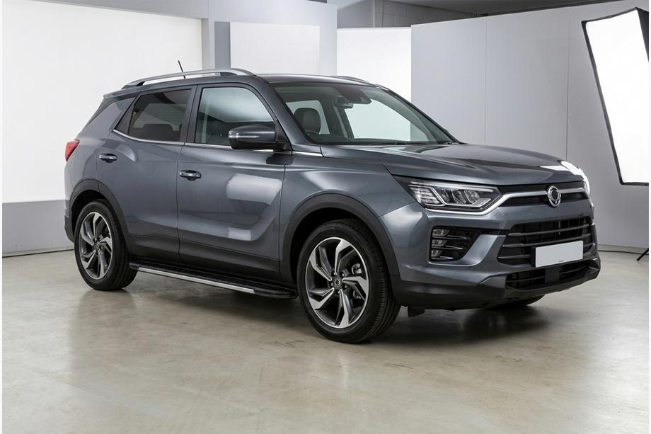 SsangYong Korando 2019– Boční nášlapy Bosphore Grey (2 ks, hliník) Image