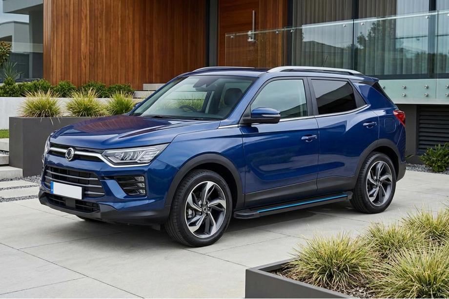 SsangYong Korando 2019– Boční nášlapy Maya Blue (2 ks, hliník) Image