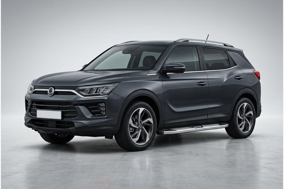 SsangYong Korando 2019– Boční nášlapy Mevsim Grey (2 ks, hliník) Image
