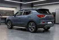 SsangYong Korando 2019– Boční nášlapy Allmond Grey (2 ks, hliník) fotografie 1