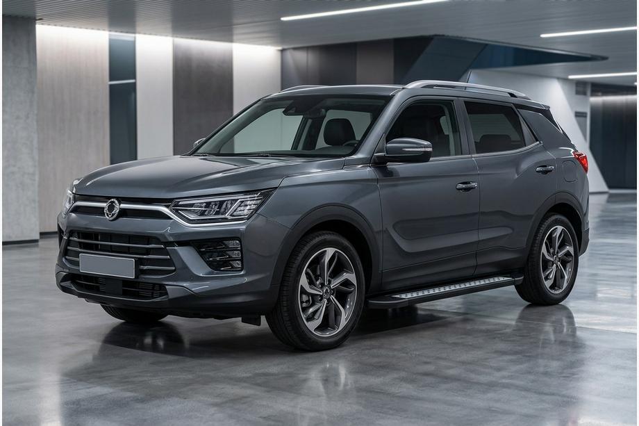 SsangYong Korando 2019– Boční nášlapy Vision New Black (2 ks, hliník) Image