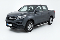SsangYong Musso II 2018– Boční nášlapy BlackLine (2 ks, hliník) fotografie 1
