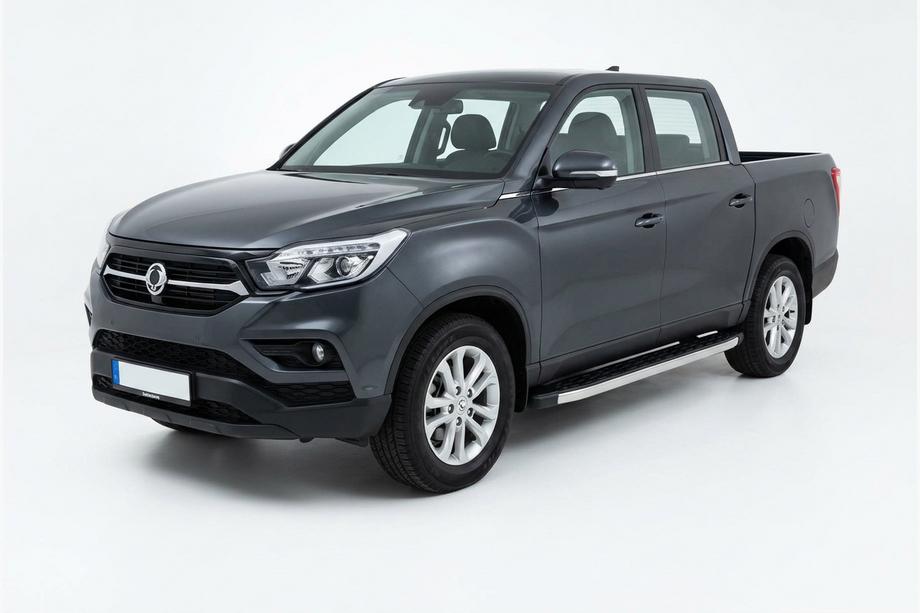SsangYong Musso II 2018– Boční nášlapy BlackLine (2 ks, hliník) Image