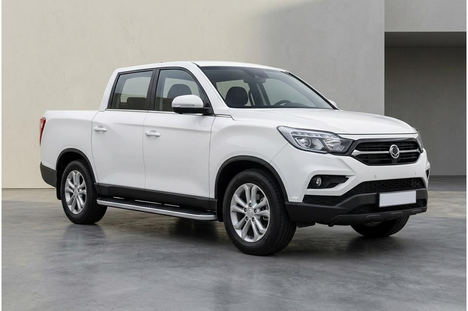 SsangYong Musso II 2018– Boční nášlapy Tayga Grey (2 ks, hliník) Image