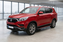 SsangYong Rexton II 2017– Boční prahy Maya Red (2 ks, hliník) fotografie 1