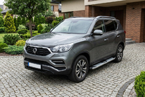 SsangYong Rexton II 2017– Boční nášlapy Mevsim Grey (2 ks, hliník) fotografie 1