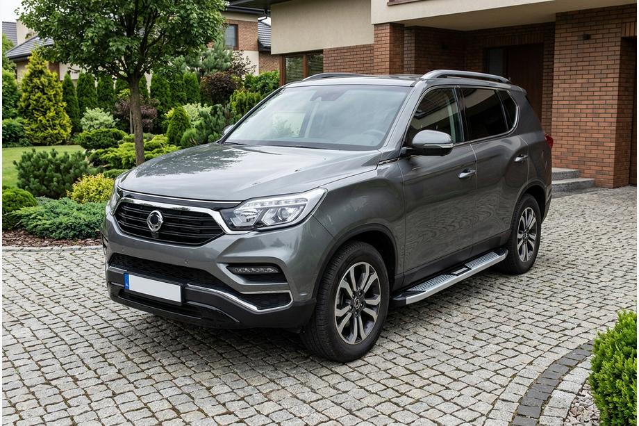 SsangYong Rexton II 2017– Boční nášlapy Mevsim Grey (2 ks, hliník) Image