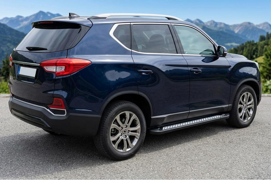 SsangYong Rexton II 2017– Boční nášlapy Vision New Black (2 ks, hliník) Image