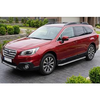 Boční nášlapy Maydos V1 (2 ks, hliník) Subaru Outback 2014–2019 fotografie 1
