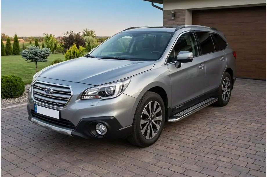 Subaru Outback 2014–2019 Boční nášlapy Maydos V2 (2 ks, hliník) Fotografie 1