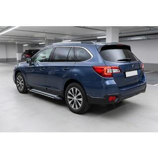 Boční nášlapy Rainbow (2 ks, hliník) Subaru Outback 2014–2019 fotografie 1