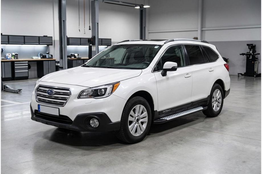 Subaru Outback 2014–2019 Boční nášlapy Allmond Grey (2 ks, hliník) Fotografie 1